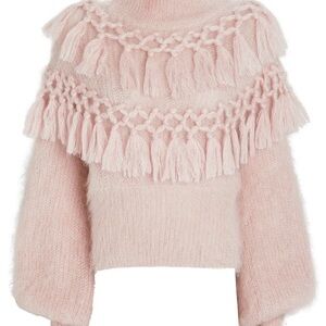 ZIMMERMANN
Ladybeetle Macramé-Tassel Mohair-Blend Sweater